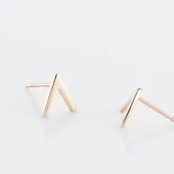 Histoire D'Or Boucles D'oreilles Puces Celene Or Rose -Boucles d'oreilles pendantes Soldes Boutique B3OFRW0053 view2