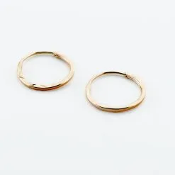 Histoire D'Or Créoles Valerina Or Rose -Boucles d'oreilles pendantes Soldes Boutique B3OFRW0057 view2