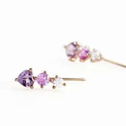 Histoire D'Or Boucles D'oreilles Pendantes Lauressa Or Rose Amethyste Violet Oxyde 6 Histoire D'Or Boucles D'oreilles Pendantes Lauressa Or Rose Amethyste Violet Oxyde -Boucles d'oreilles pendantes Soldes Boutique B3OFRYI170 view2
