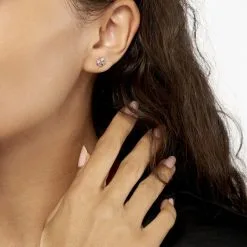 Histoire D'Or Boucles D'oreilles Pendantes Gladysse Or Rose Oxyde De Zirconium -Boucles d'oreilles pendantes Soldes Boutique B3OFRZW036 model1