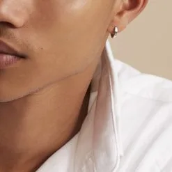 Histoire D'Or Créole Unitaire Agrippina Or Blanc -Boucles d'oreilles pendantes Soldes Boutique B3OMBW0005 model0