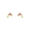 Histoire D'Or Boucles D'oreilles Puces Or Jaune Mael Smalto