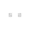 Histoire D'Or Boucles D'oreilles Puces Collection Victoria Or Blanc Diamant
