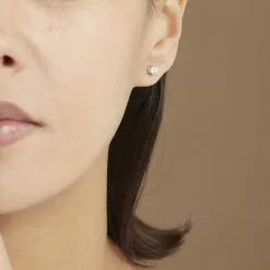 Histoire D'Or Boucles D'oreilles Puces 4 Griffes Or Blanc Diamant Synthetique 9 Histoire D'Or Boucles D'oreilles Puces 4 Griffes Or Blanc Diamant Synthetique -Boucles d'oreilles pendantes Soldes Boutique B7OFBJW012 model1