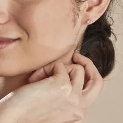 Histoire D'Or Boucles D'oreilles Puces Or Jaune Victoria Diamants -Boucles d'oreilles pendantes Soldes Boutique B7OFJDW02G model0