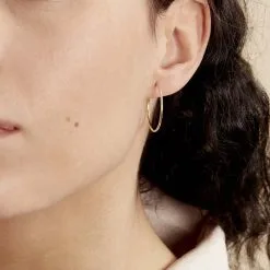 Histoire D'Or Créoles Dominae Or Jaune -Boucles d'oreilles pendantes Soldes Boutique B7OFJW00QK model1