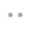 Histoire D'Or Boucles D'oreilles Puces Platine Alden Diamants