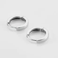 Histoire D'Or Créoles Argent Blanc Eleanora -Boucles d'oreilles pendantes Soldes Boutique FAOFAW0003 view2