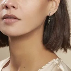 Histoire D'Or Boucles D'oreilles Pendantes Argent Blanc Odilon Ambre -Boucles d'oreilles pendantes Soldes Boutique FAOFBIV112 model0