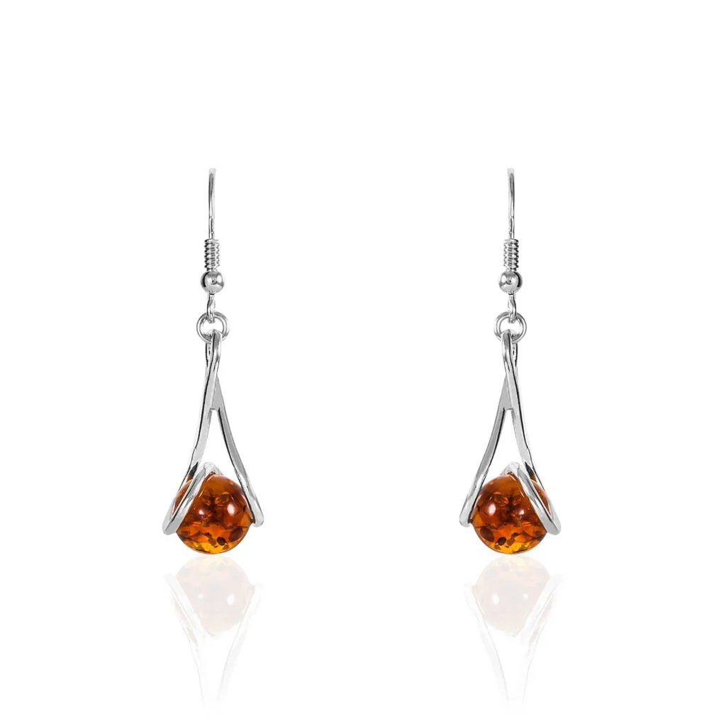 Histoire D'Or Boucles D'oreilles Pendantes Argent Blanc Simona Ambre 1 Histoire D'Or Boucles D'oreilles Pendantes Argent Blanc Simona Ambre