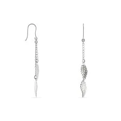 Histoire D'Or Boucles D'oreilles Pendantes Fabia Argent Blanc -Boucles d'oreilles pendantes Soldes Boutique FAOFBW004P view1
