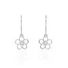 Histoire D'Or Boucles D'oreilles Pendantes Lucrezia Argent Blanc