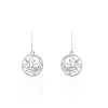 Histoire D'Or Boucles D'oreilles Pendantes Hita Argent Blanc