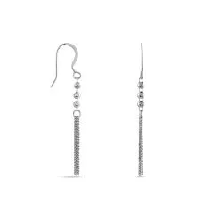Histoire D'Or Boucles D'oreilles Pendantes Melodie Argent Blanc 5 Histoire D'Or Boucles D'oreilles Pendantes Melodie Argent Blanc -Boucles d'oreilles pendantes Soldes Boutique FAOFBW0092 view1