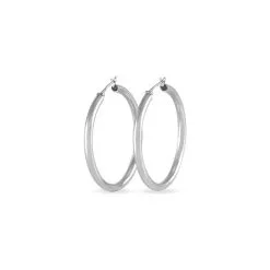 Histoire D'Or Créoles Argent Blanc Anne -Boucles d'oreilles pendantes Soldes Boutique FAOFBW0098 view1