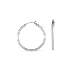 Histoire D'Or Créoles Argent Blanc Anne -Boucles d'oreilles pendantes Soldes Boutique FAOFBW0098 view2