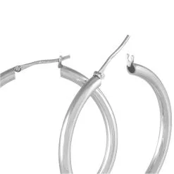 Histoire D'Or Créoles Argent Blanc Anne -Boucles d'oreilles pendantes Soldes Boutique FAOFBW0098 view3