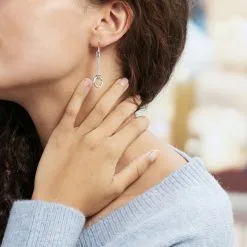 Histoire D'Or Boucles D'oreilles Pendantes Magda Argent Blanc 5 Histoire D'Or Boucles D'oreilles Pendantes Magda Argent Blanc -Boucles d'oreilles pendantes Soldes Boutique FAOFBW009G model0