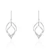 Histoire D'Or Boucles D'oreilles Pendantes Charlyn Argent Blanc