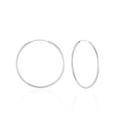 Histoire D'Or Créoles Argent Blanc Olympia