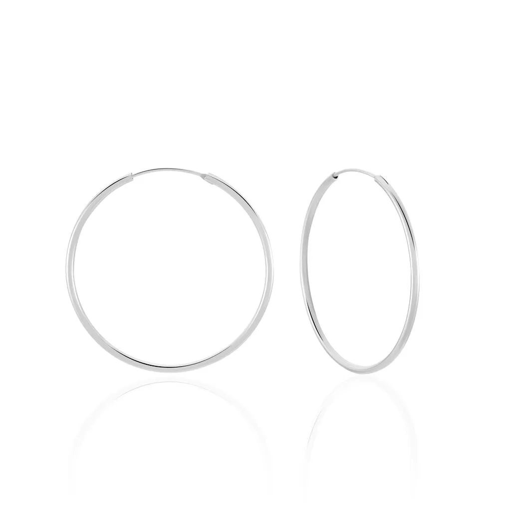 Histoire D'Or Créoles Argent Blanc Olympia 1 Histoire D'Or Créoles Argent Blanc Olympia