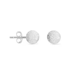Histoire D'Or Boucles D'oreilles Puces Ayana Argent Blanc -Boucles d'oreilles pendantes Soldes Boutique FAOFBW00BV view1