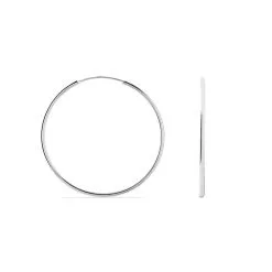 Histoire D'Or Créoles Argent Blanc Olympia -Boucles d'oreilles pendantes Soldes Boutique FAOFBW00BY view2