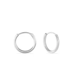 Histoire D'Or Créoles Argent Blanc Olympia