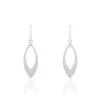 Histoire D'Or Boucles D'oreilles Pendantes Andrienne Argent Blanc