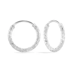 Histoire D'Or Créoles Argent Blanc Agathe -Boucles d'oreilles pendantes Soldes Boutique FAOFBW00C9 view2