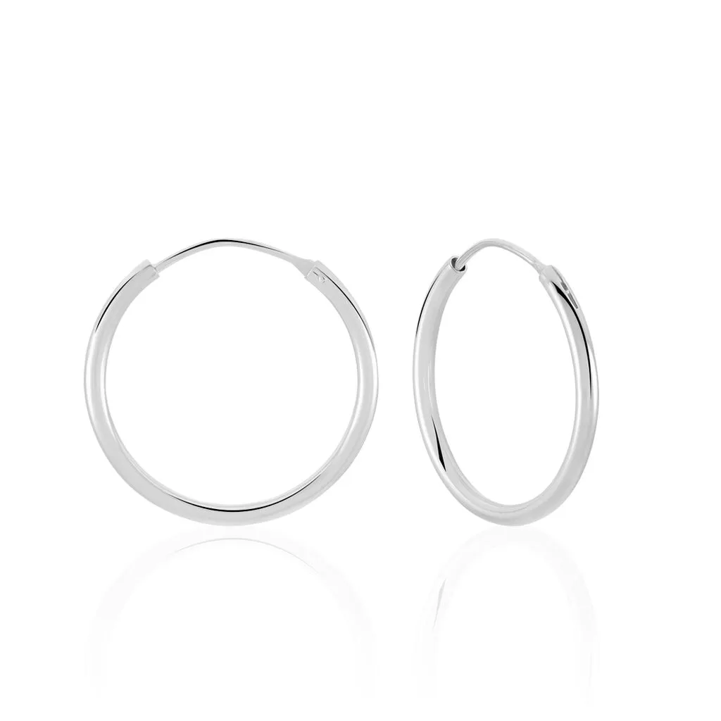 Histoire D'Or Créoles Argent Blanc Olympia 1 Histoire D'Or Créoles Argent Blanc Olympia