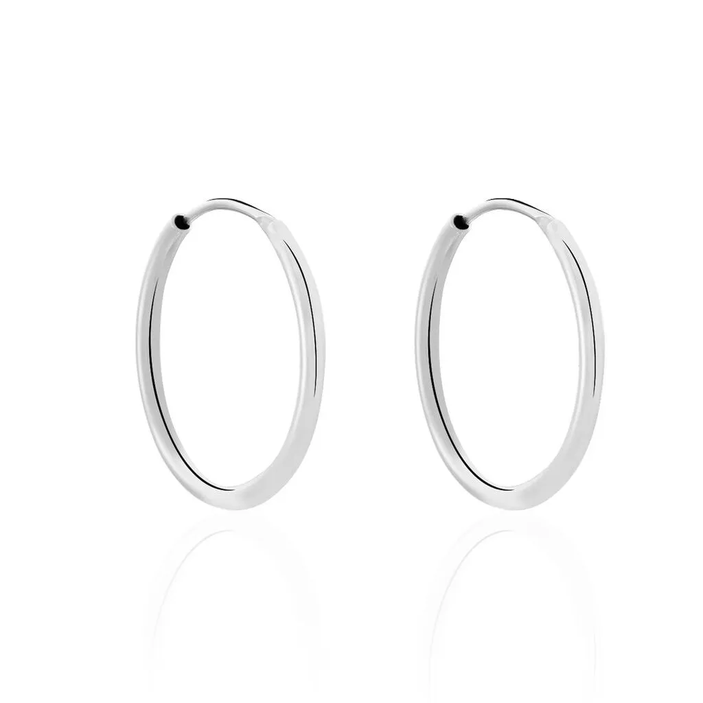 Histoire D'Or Créoles Argent Blanc Olympia 2 Histoire D'Or Créoles Argent Blanc Olympia – Image 2