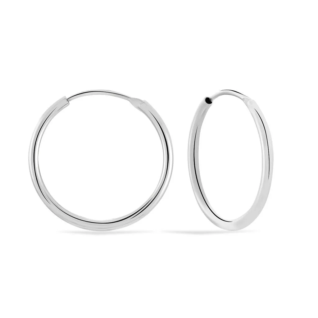 Histoire D'Or Créoles Argent Blanc Olympia 3 Histoire D'Or Créoles Argent Blanc Olympia – Image 3