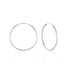 Histoire D'Or Créoles Argent Blanc Olympia