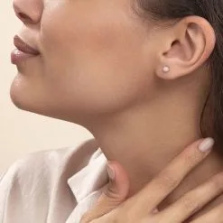 Histoire D'Or Boucles D'oreilles Puces Ayana Argent Blanc 7 Histoire D'Or Boucles D'oreilles Puces Ayana Argent Blanc -Boucles d'oreilles pendantes Soldes Boutique FAOFBW00CF model0