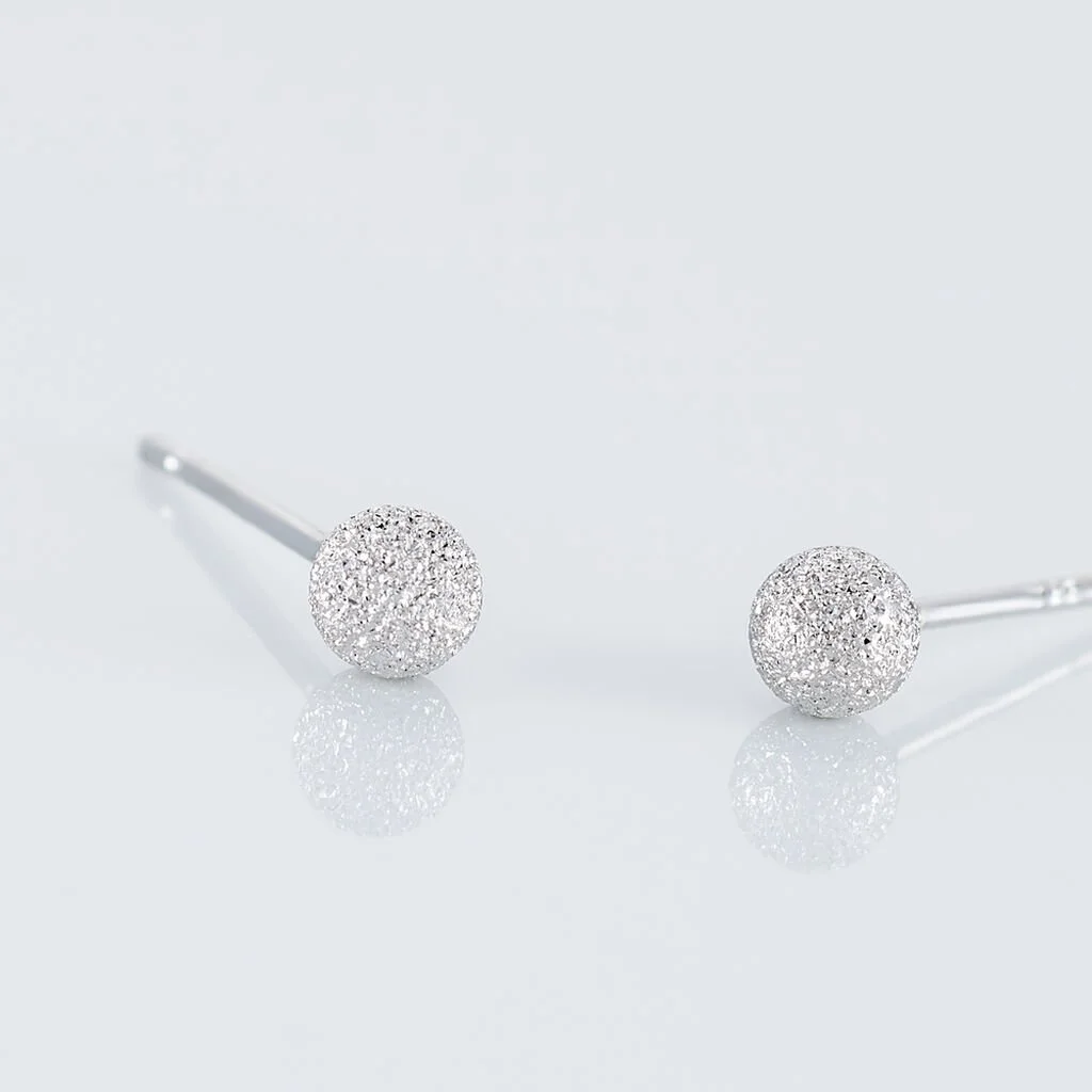 Histoire D'Or Boucles D'oreilles Puces Ayana Argent Blanc 3 Histoire D'Or Boucles D'oreilles Puces Ayana Argent Blanc – Image 3