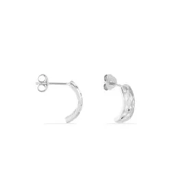 Histoire D'Or Créoles Sybilles Argent Blanc