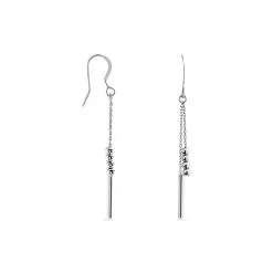 Histoire D'Or Boucles D'oreilles Pendantes Eucleia Argent Blanc -Boucles d'oreilles pendantes Soldes Boutique FAOFBW00FH view1