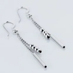 Histoire D'Or Boucles D'oreilles Pendantes Eucleia Argent Blanc -Boucles d'oreilles pendantes Soldes Boutique FAOFBW00FH view2