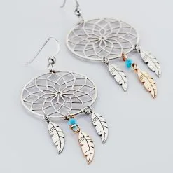 Histoire D'Or Boucles D'oreilles Pendantes Misalie Argent Blanc -Boucles d'oreilles pendantes Soldes Boutique FAOFBW00FN view2