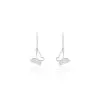 Histoire D'Or Boucles D'oreilles Pendantes Maria Argent Blanc