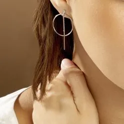 Histoire D'Or Boucles D'oreilles Pendantes Enissa Argent Blanc 9 Histoire D'Or Boucles D'oreilles Pendantes Enissa Argent Blanc -Boucles d'oreilles pendantes Soldes Boutique FAOFBW00PX model1