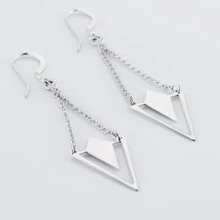 Histoire D'Or Boucles D'oreilles Pendantes Tylee Argent Blanc -Boucles d'oreilles pendantes Soldes Boutique FAOFBW00Q7 view2