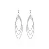 Histoire D'Or Boucles D'oreilles Pendantes Shiny Argent Blanc