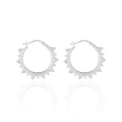 Histoire D'Or Créoles Mariella Argent Blanc