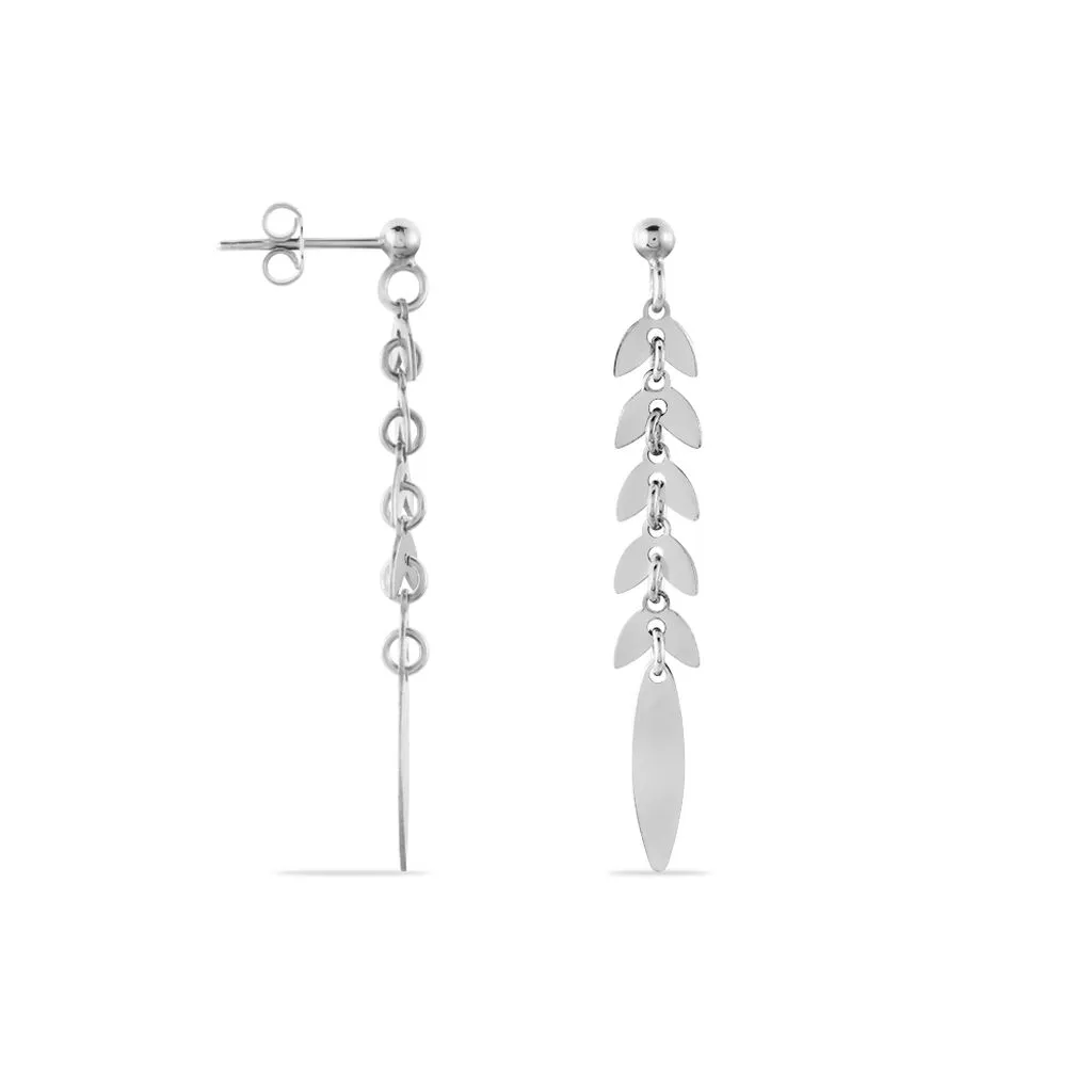 Histoire D'Or Boucles D'oreilles Pendantes Auxanne Argent Blanc 2 Histoire D'Or Boucles D'oreilles Pendantes Auxanne Argent Blanc – Image 2