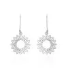 Histoire D'Or Boucles D'oreilles Pendantes Ombelline Argent Blanc