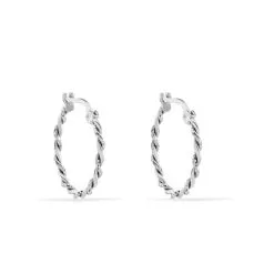 Histoire D'Or Créoles Argent Blanc Abie -Boucles d'oreilles pendantes Soldes Boutique FAOFBW00Y7 view1