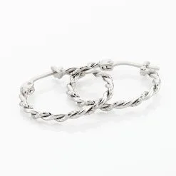 Histoire D'Or Créoles Argent Blanc Abie -Boucles d'oreilles pendantes Soldes Boutique FAOFBW00Y7 view2