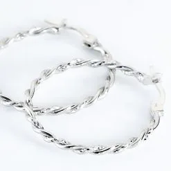 Histoire D'Or Créoles Argent Blanc Abie -Boucles d'oreilles pendantes Soldes Boutique FAOFBW00Y8 view2